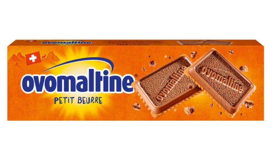 Ovomaltine Petit Beurre Dark or Milk 145g