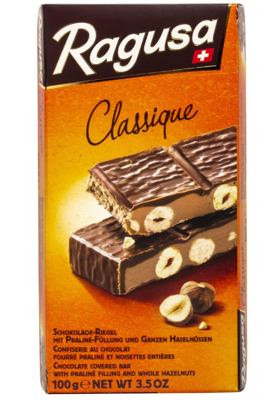 Camille Bloch Ragusa Classic, Blond or Dark, Swiss Chocolate Confectionery, 100g