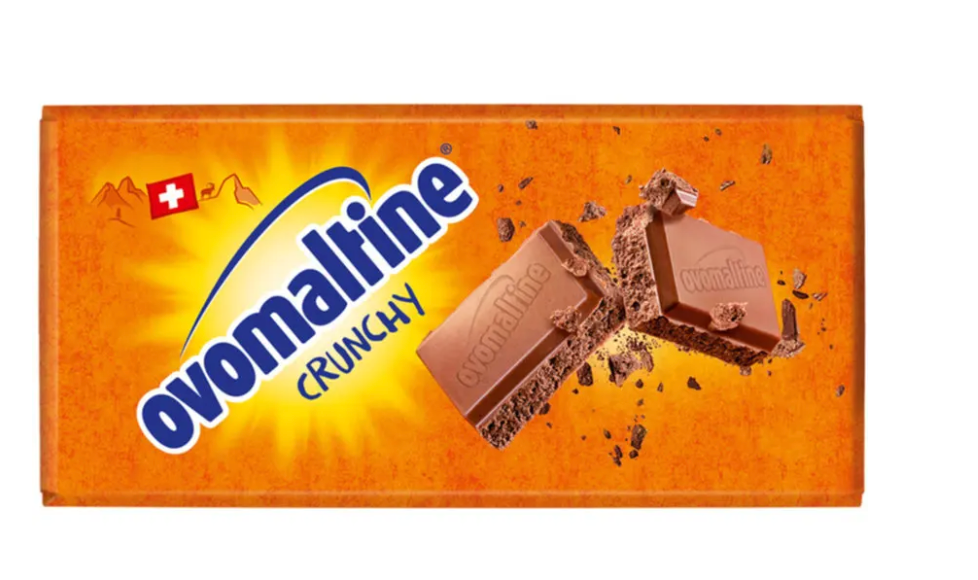 Ovomaltine Crunchy - Chocolade reep 200g of 100g