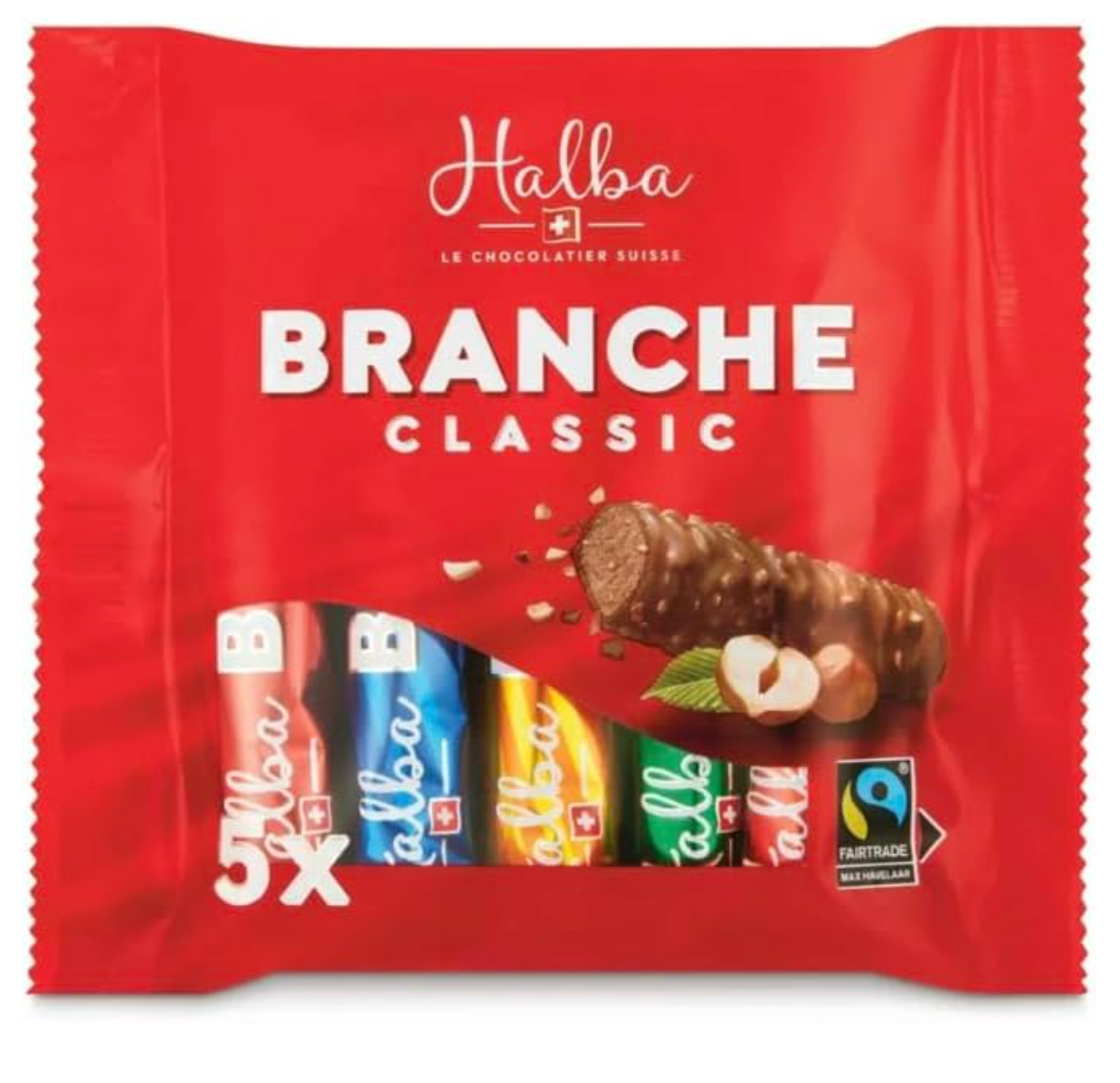 Halba Classic Branches x23g - FAIRTRADE gecertificeerde Zwitserse chocolade Merk: HALBA