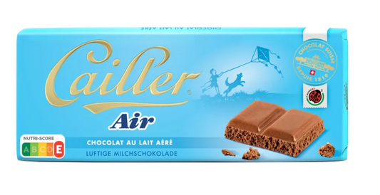 Cailler Air Swiss Melkchocoladetablet, 100 g