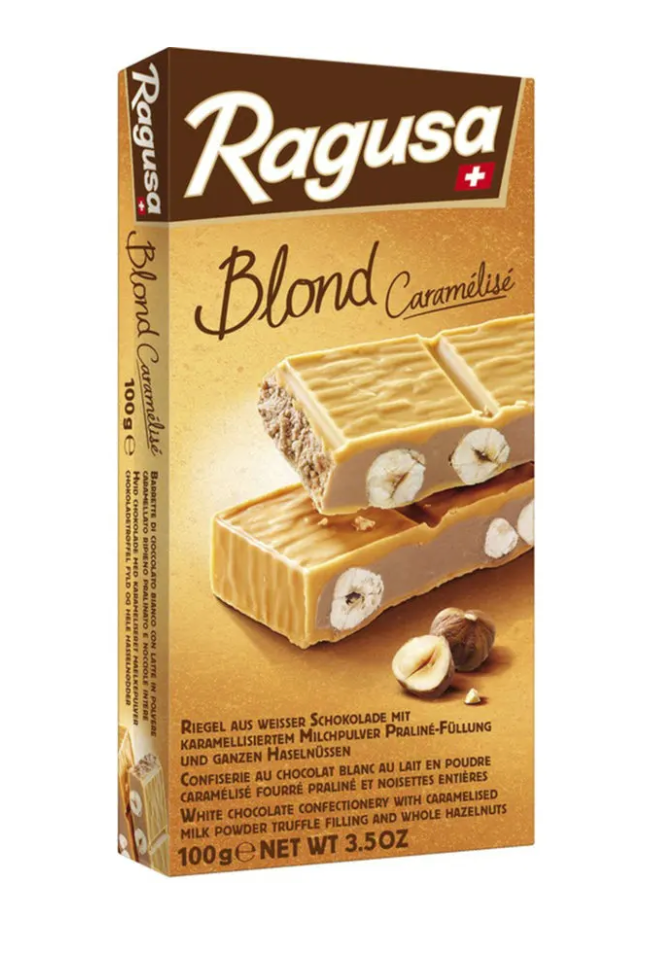 Camille Bloch Ragusa Classic, blond of puur, Zwitserse chocolade, 100 g