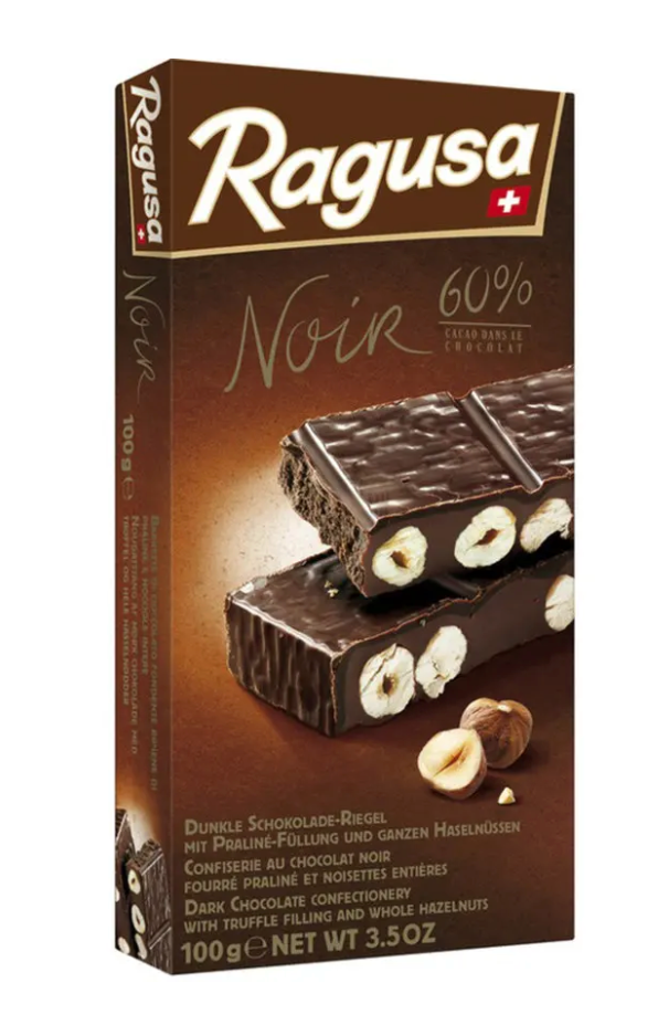 Camille Bloch Ragusa Classic, blond of puur, Zwitserse chocolade, 100 g